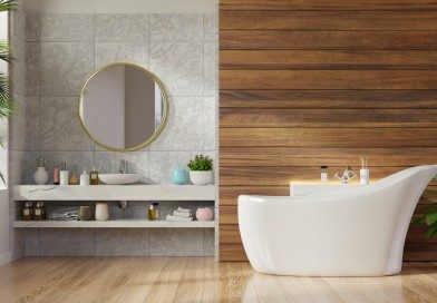 Modern Bathroom Interior with Galant Plywood